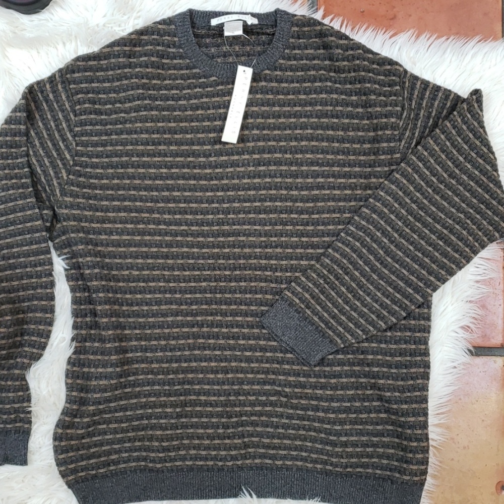 Perry Ellis basket weave sweater